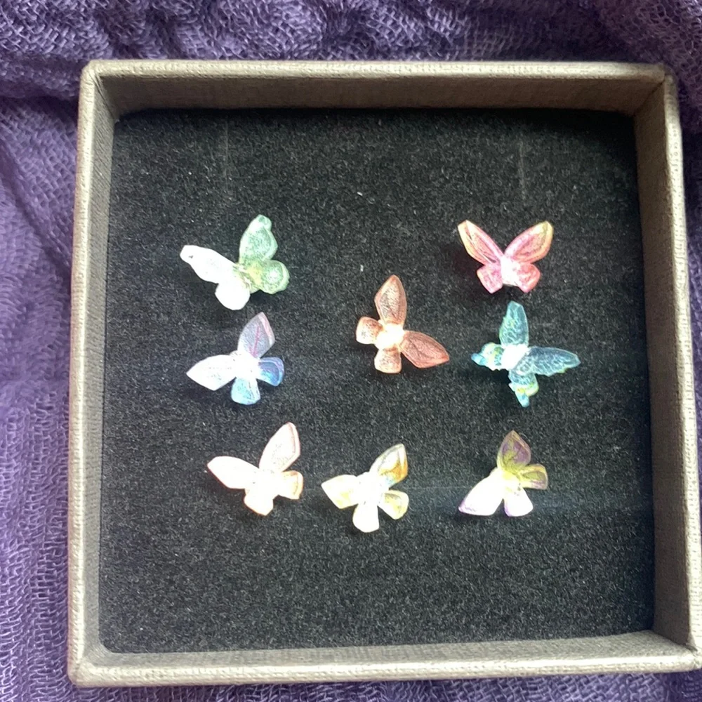 Pick 2! Papillon Mini Butterfly Earrings - Picture 3 of 4